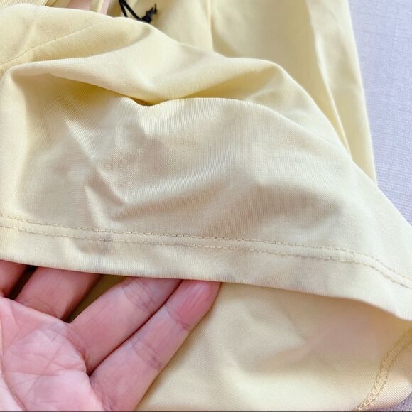 THE ANDAMANE Irina draped midi dress size 40 - Picture 12 of 12